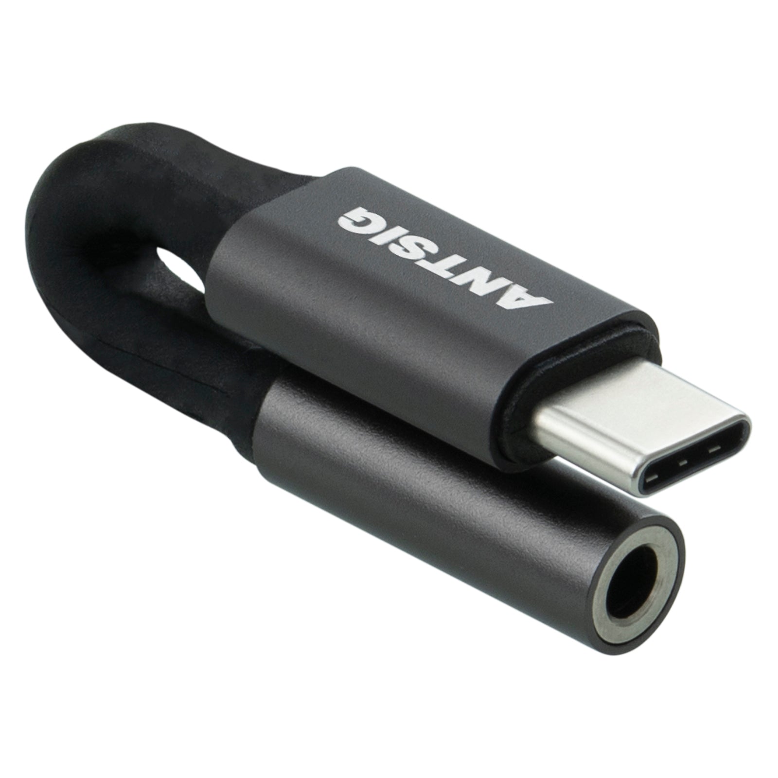 USB C to 3.5mm Black AUX Female Audio Adaptor