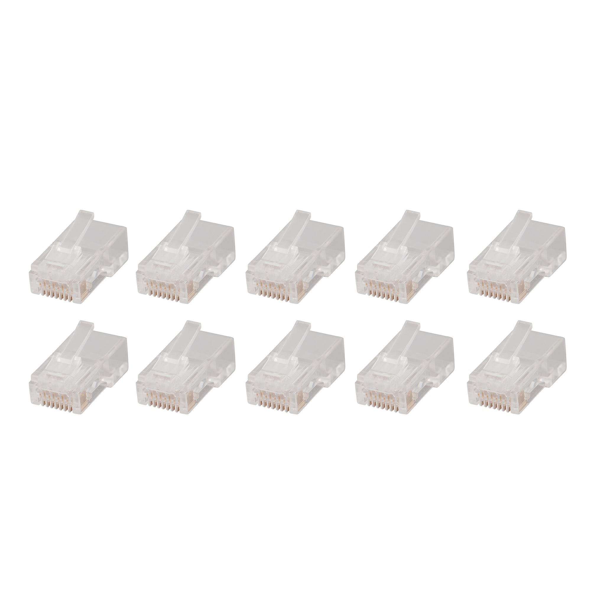 RJ45 Connectors For CAT5 Cable 10 Pack