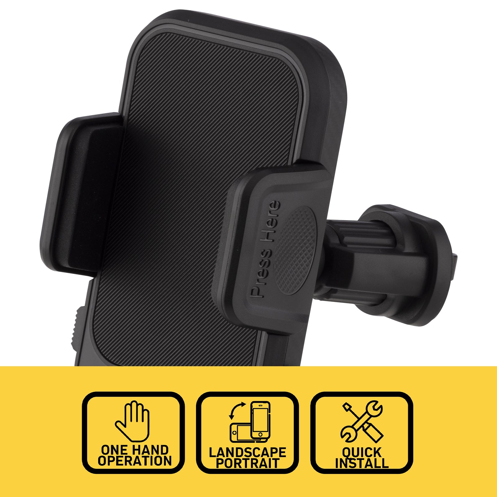 Antsig 2-in-1 Car Phone Mount