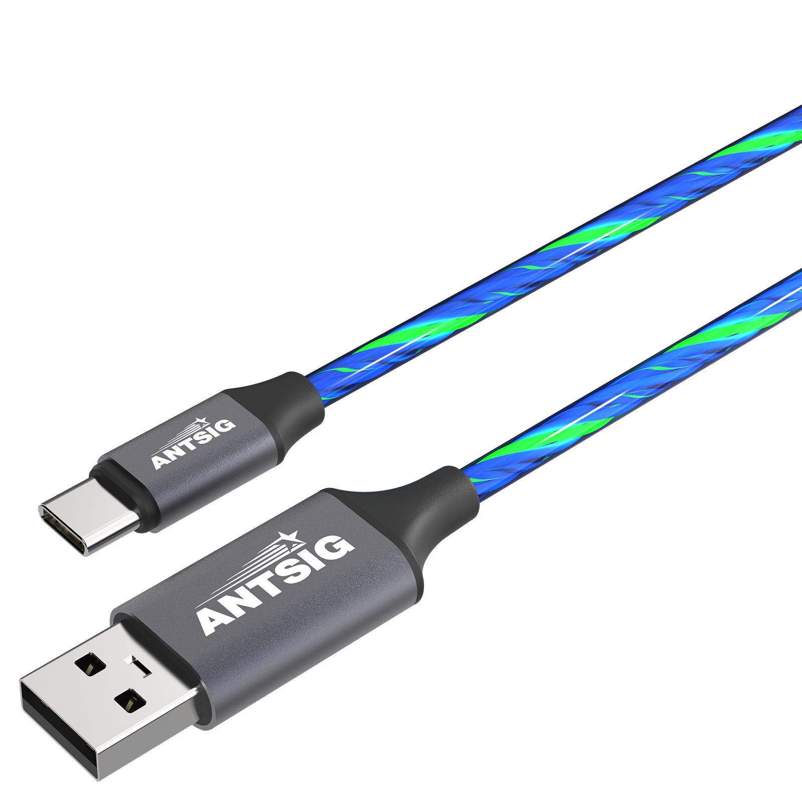 Antsig 1m USB-A To USB-C Light Cable