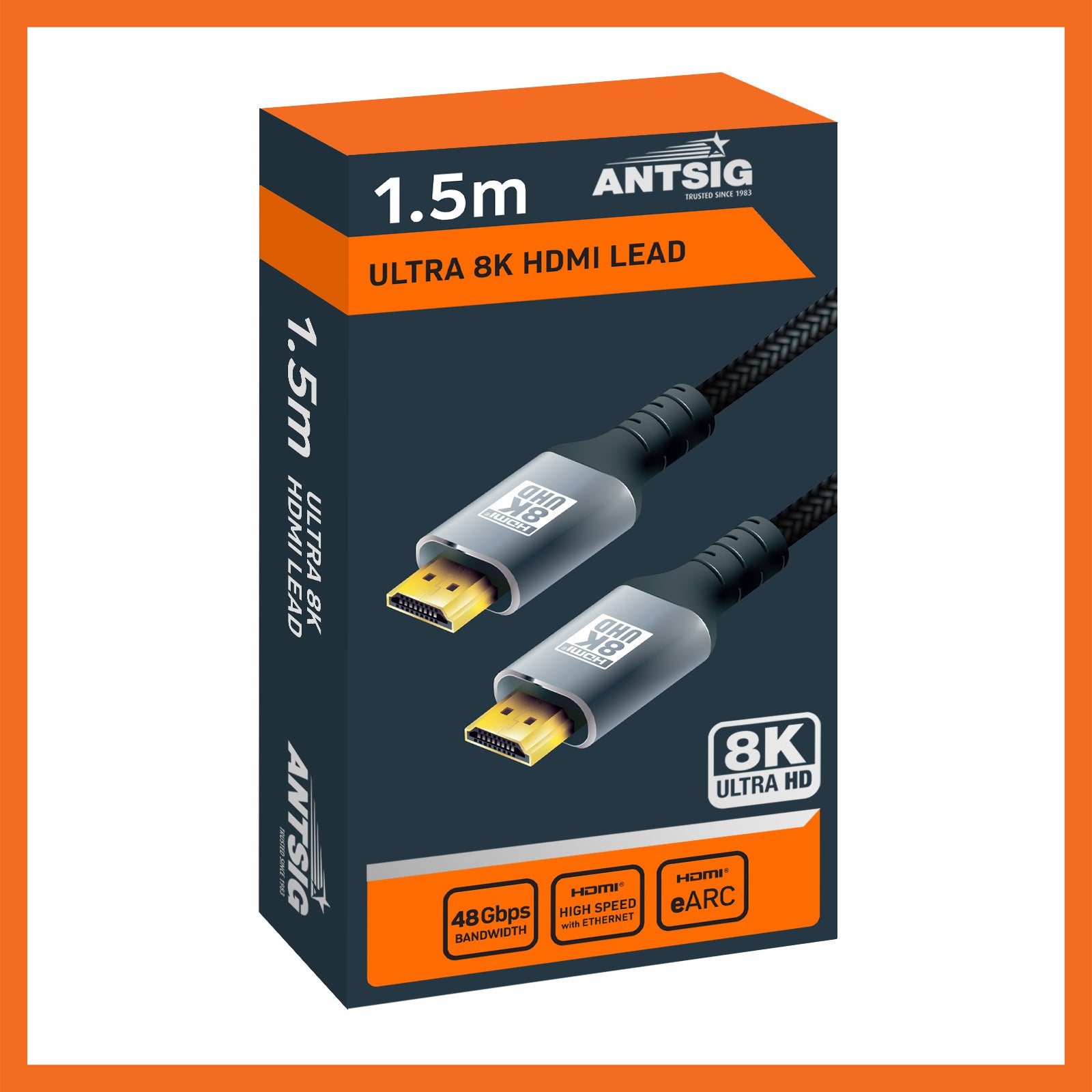 Antsig 1.5m  Ultra-HD 8K HDMI Lead