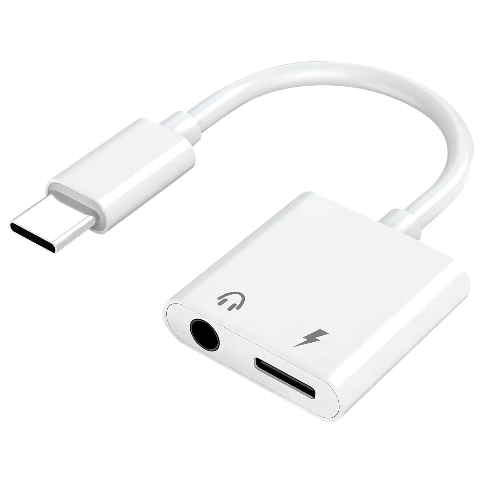 USB-C Audio Adapter with USB-C Charging Port