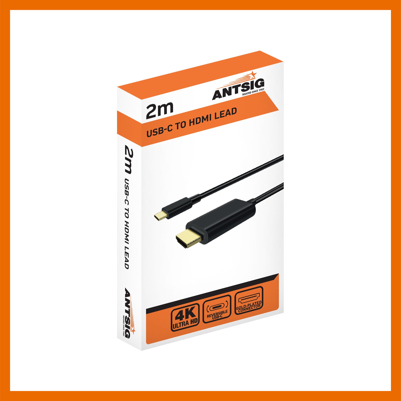 Antsig 2m USB-C To HDMI Lead