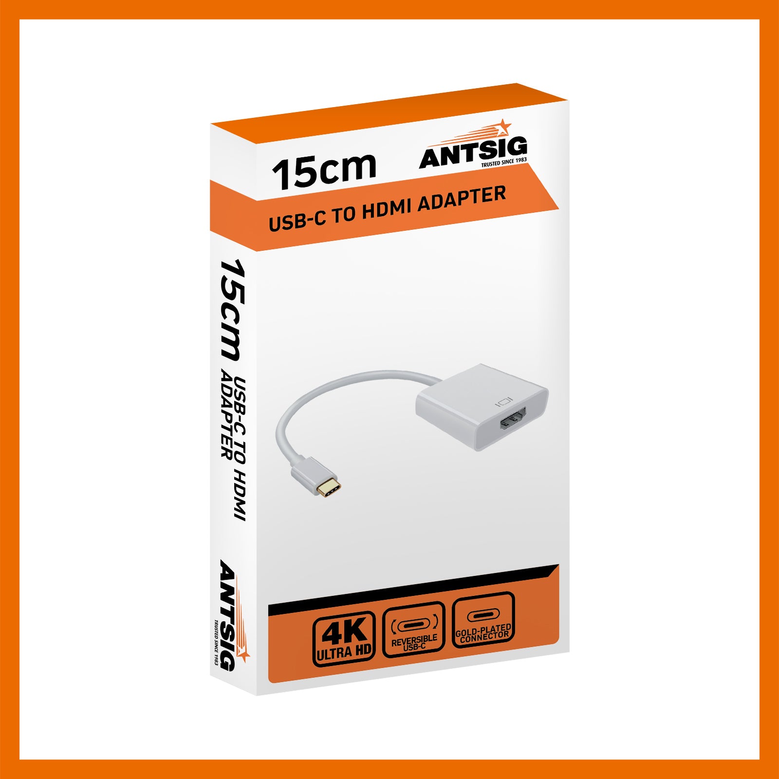 Antsig 15cm USB-C To HDMI Adapter