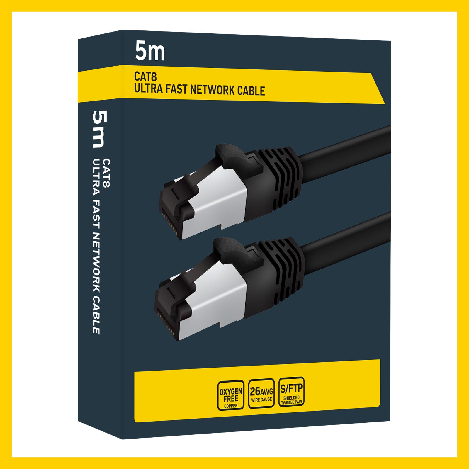 Antsig 5m CAT8 Ethernet Network Cable