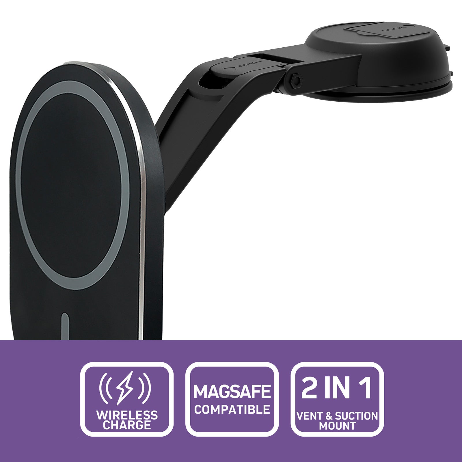 Antsig 15W Magnetic Wireless Car Charger