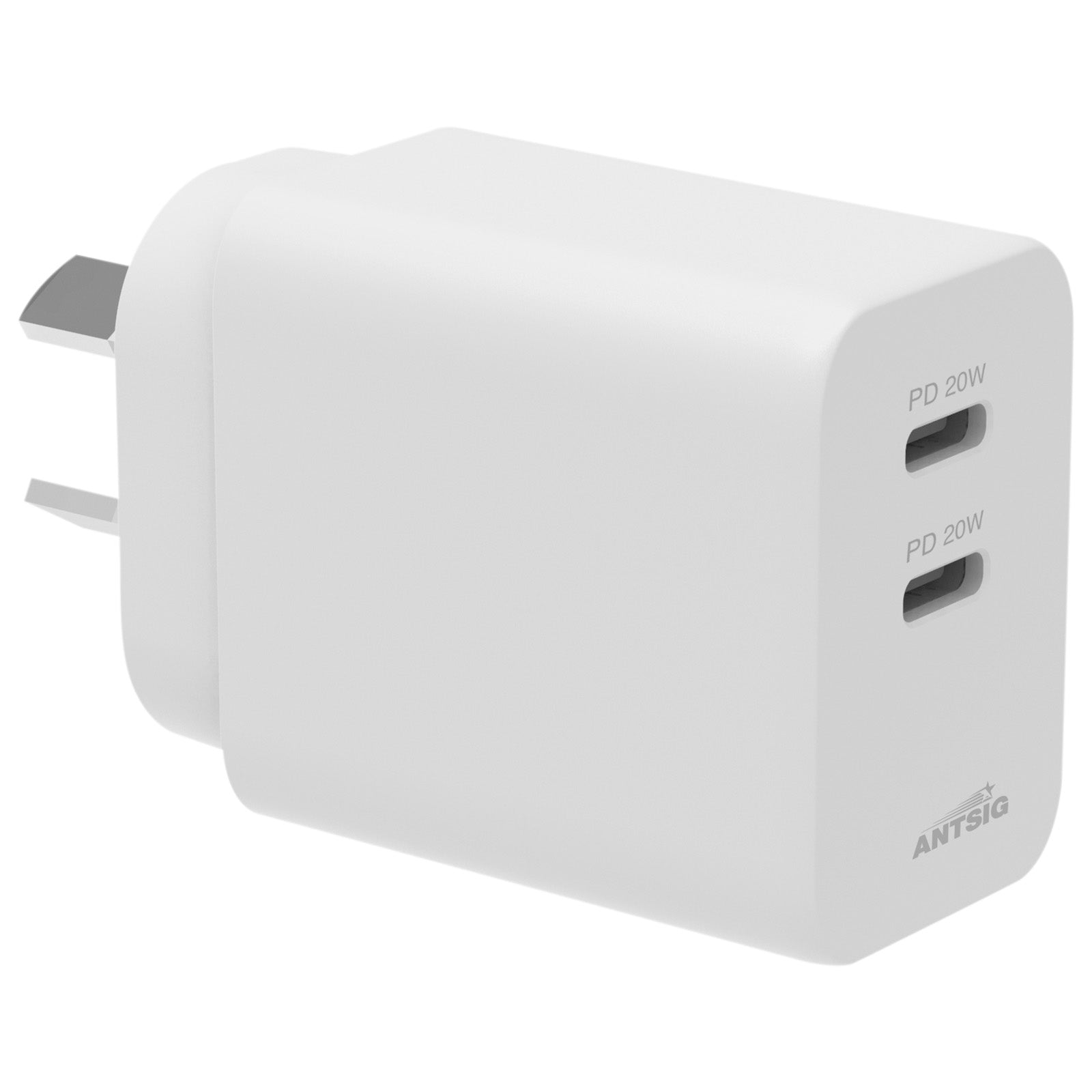 Antsig 20W Dual USB-C Wall Charger