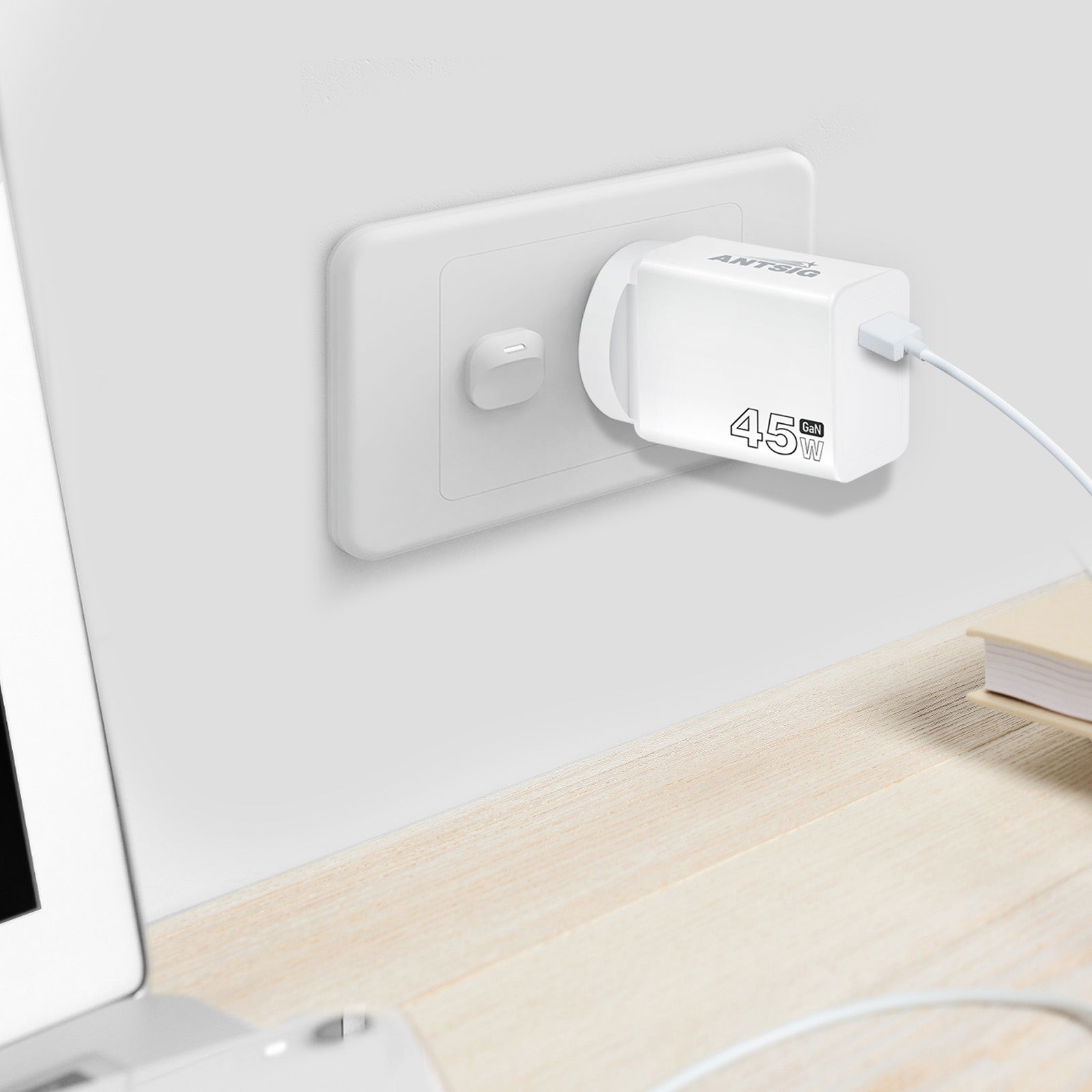 Antsig 45W USB-C GaN Wall Charger